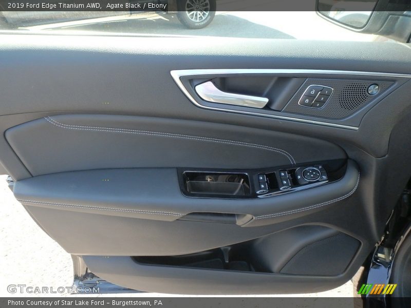 Agate Black / Ebony 2019 Ford Edge Titanium AWD