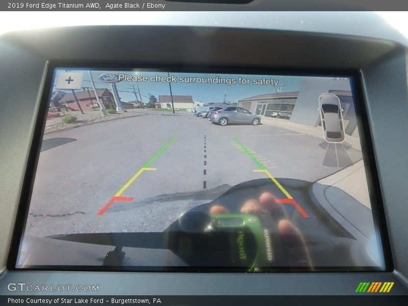 Agate Black / Ebony 2019 Ford Edge Titanium AWD