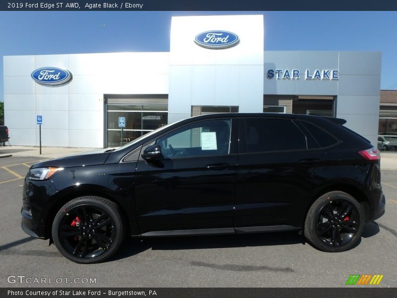 Agate Black / Ebony 2019 Ford Edge ST AWD