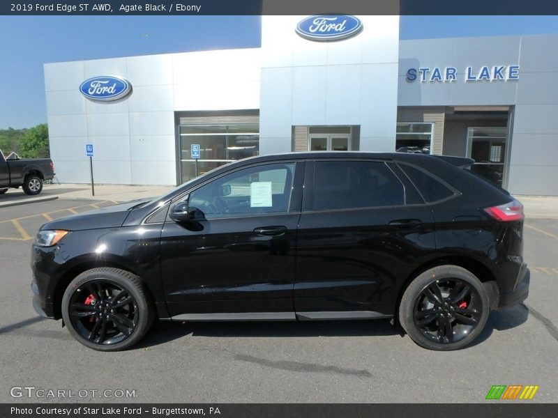 Agate Black / Ebony 2019 Ford Edge ST AWD