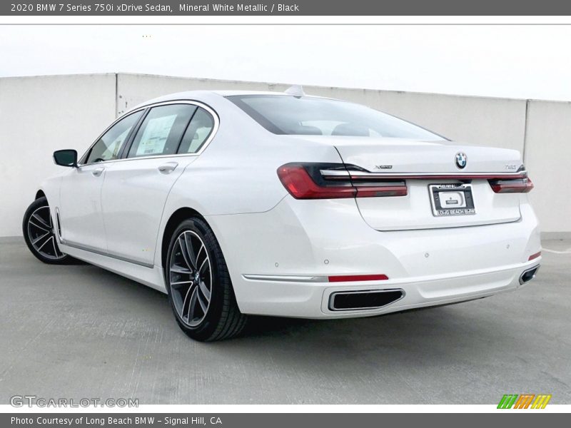 Mineral White Metallic / Black 2020 BMW 7 Series 750i xDrive Sedan