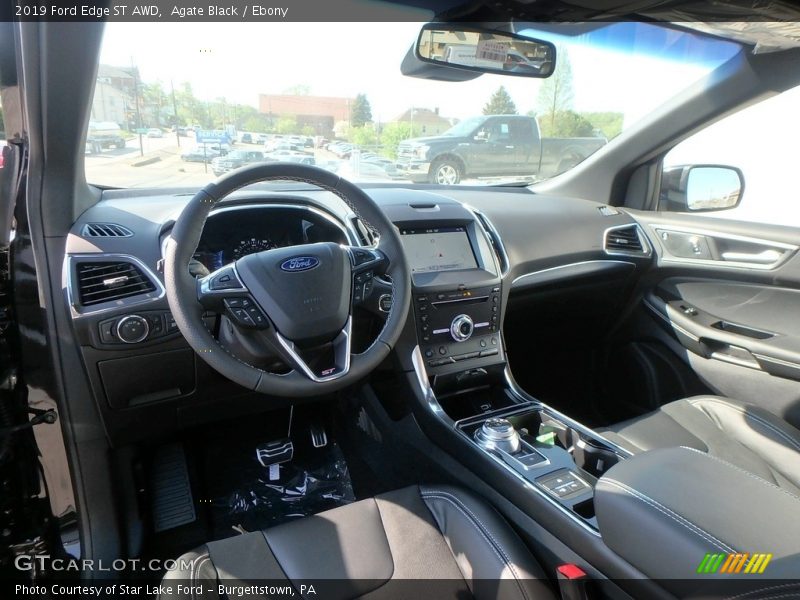 Agate Black / Ebony 2019 Ford Edge ST AWD