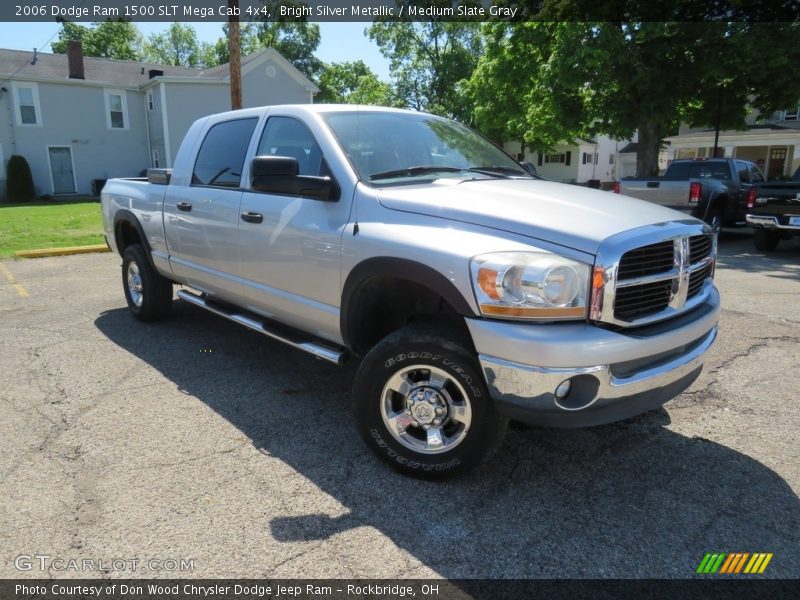 Bright Silver Metallic / Medium Slate Gray 2006 Dodge Ram 1500 SLT Mega Cab 4x4
