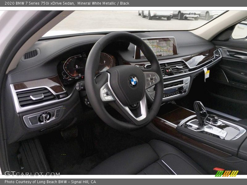 Mineral White Metallic / Black 2020 BMW 7 Series 750i xDrive Sedan