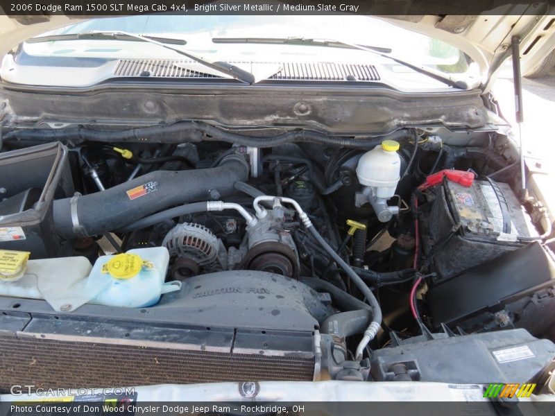 Bright Silver Metallic / Medium Slate Gray 2006 Dodge Ram 1500 SLT Mega Cab 4x4