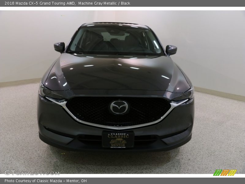 Machine Gray Metallic / Black 2018 Mazda CX-5 Grand Touring AWD