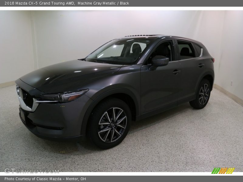 Machine Gray Metallic / Black 2018 Mazda CX-5 Grand Touring AWD