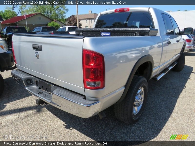 Bright Silver Metallic / Medium Slate Gray 2006 Dodge Ram 1500 SLT Mega Cab 4x4