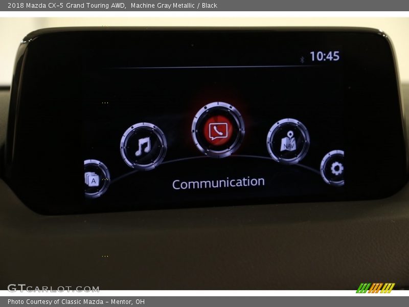 Machine Gray Metallic / Black 2018 Mazda CX-5 Grand Touring AWD