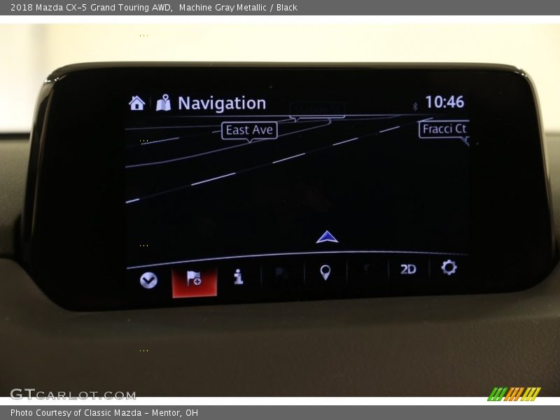 Machine Gray Metallic / Black 2018 Mazda CX-5 Grand Touring AWD