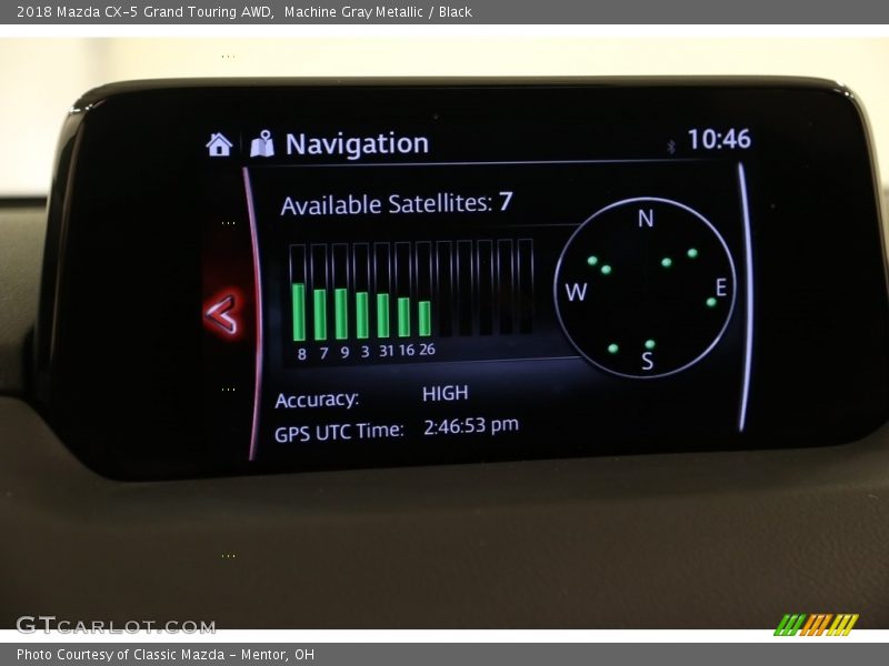 Machine Gray Metallic / Black 2018 Mazda CX-5 Grand Touring AWD