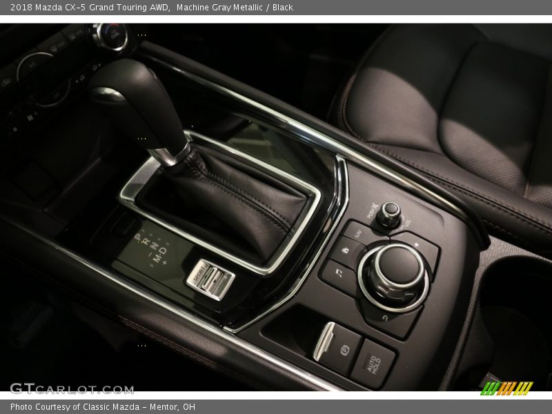 Machine Gray Metallic / Black 2018 Mazda CX-5 Grand Touring AWD