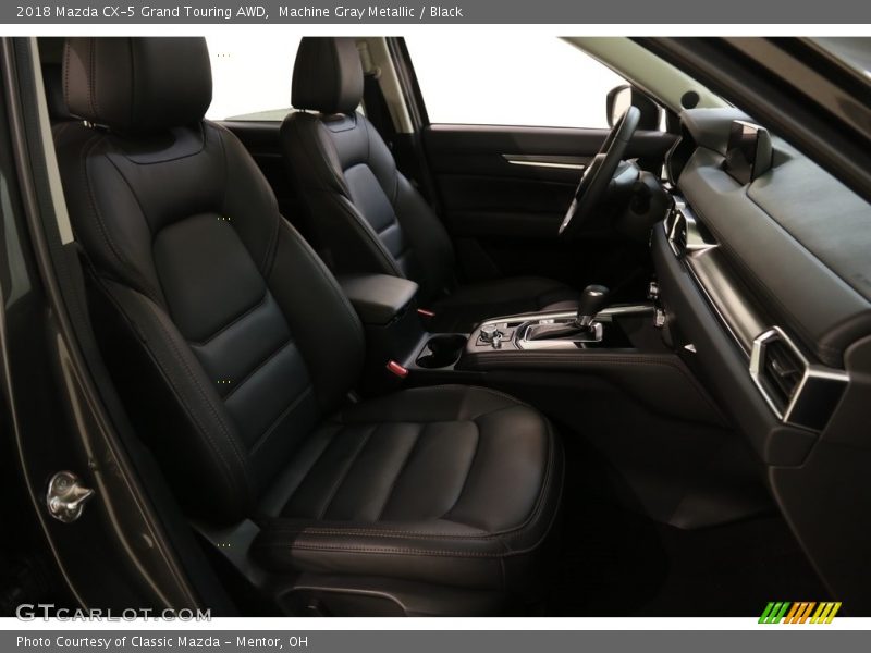 Machine Gray Metallic / Black 2018 Mazda CX-5 Grand Touring AWD