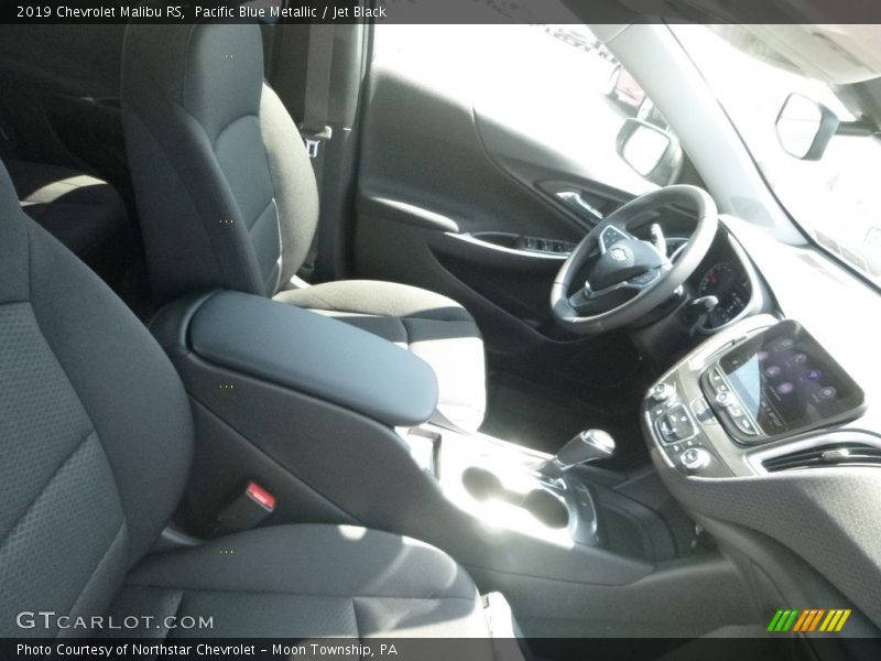 Pacific Blue Metallic / Jet Black 2019 Chevrolet Malibu RS