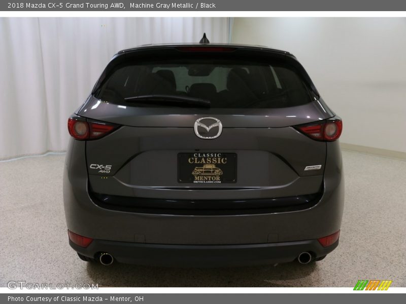 Machine Gray Metallic / Black 2018 Mazda CX-5 Grand Touring AWD