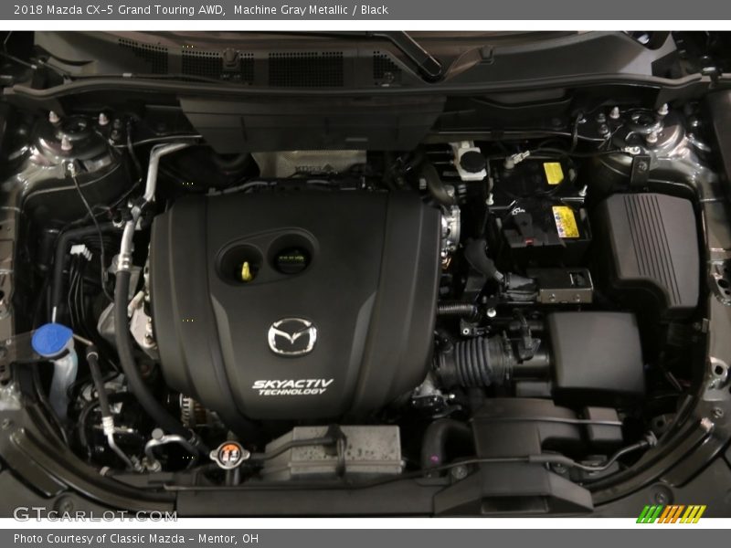 Machine Gray Metallic / Black 2018 Mazda CX-5 Grand Touring AWD