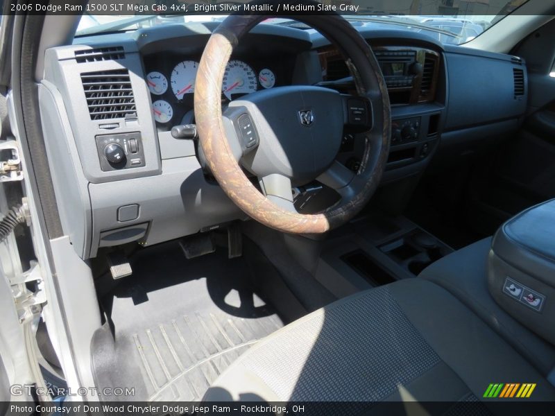 Bright Silver Metallic / Medium Slate Gray 2006 Dodge Ram 1500 SLT Mega Cab 4x4