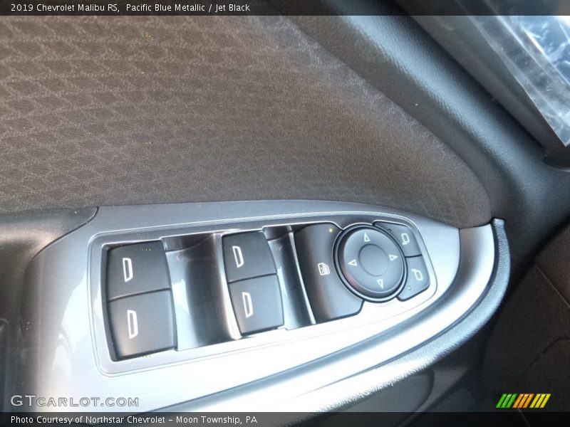 Pacific Blue Metallic / Jet Black 2019 Chevrolet Malibu RS