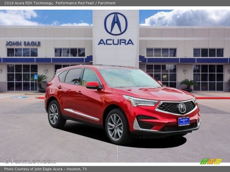 Performance Red Pearl / Parchment 2019 Acura RDX Technology