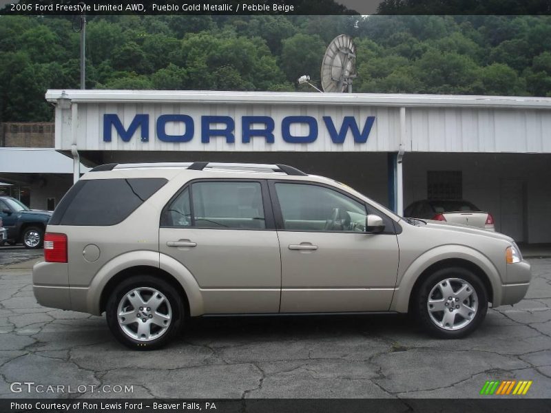 Pueblo Gold Metallic / Pebble Beige 2006 Ford Freestyle Limited AWD