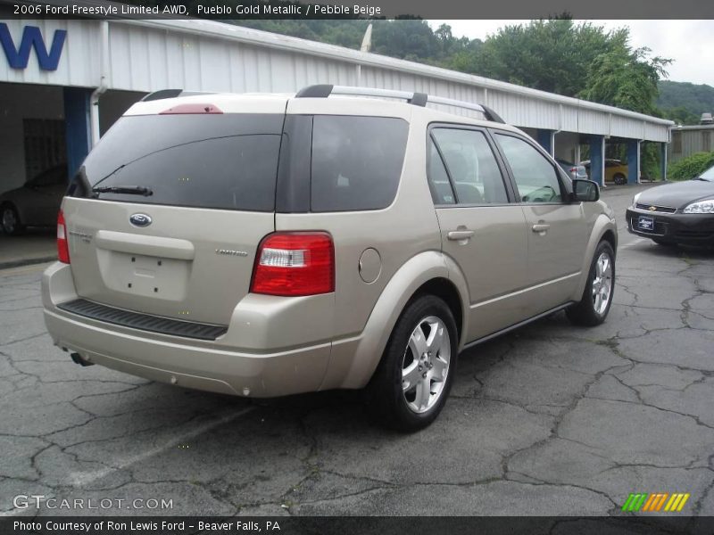 Pueblo Gold Metallic / Pebble Beige 2006 Ford Freestyle Limited AWD
