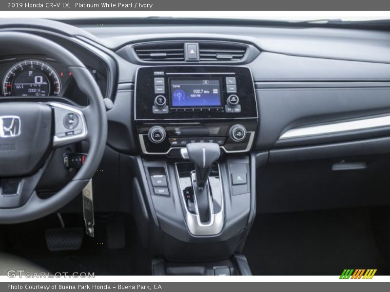 Platinum White Pearl / Ivory 2019 Honda CR-V LX