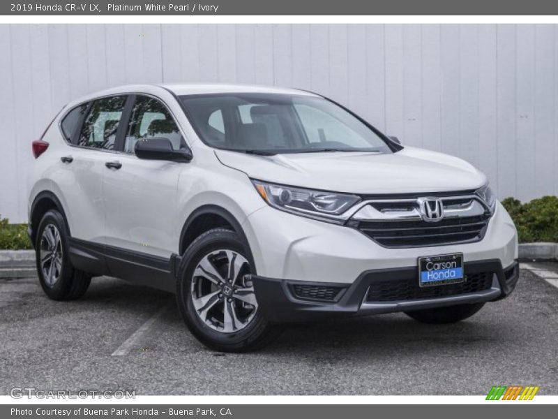 Platinum White Pearl / Ivory 2019 Honda CR-V LX