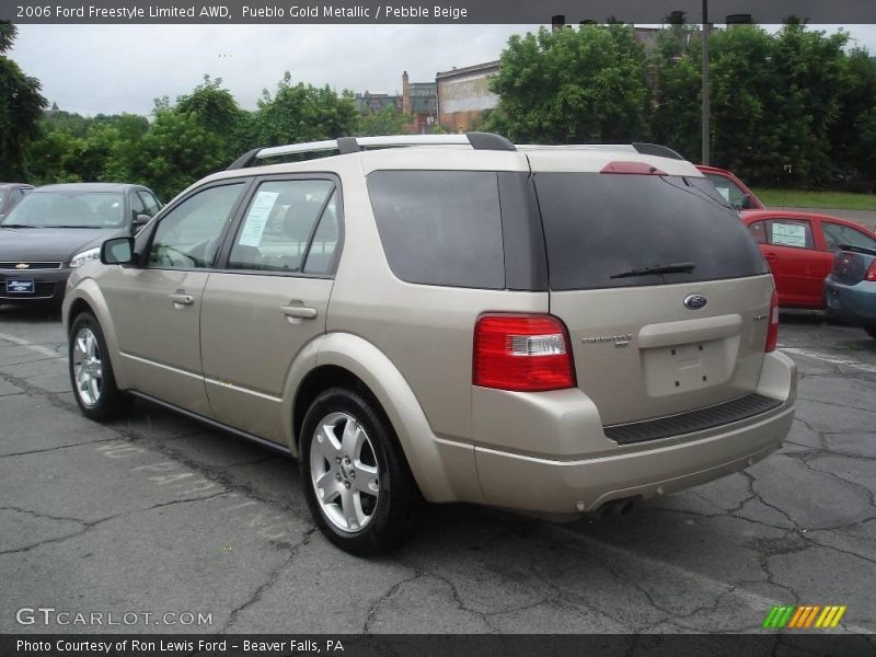 Pueblo Gold Metallic / Pebble Beige 2006 Ford Freestyle Limited AWD