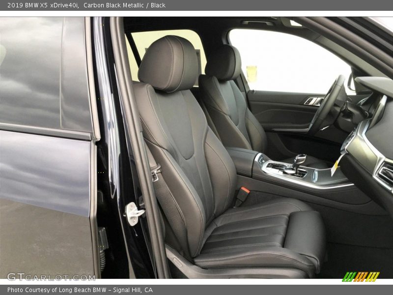 Carbon Black Metallic / Black 2019 BMW X5 xDrive40i