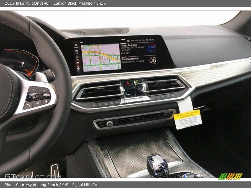 Carbon Black Metallic / Black 2019 BMW X5 xDrive40i
