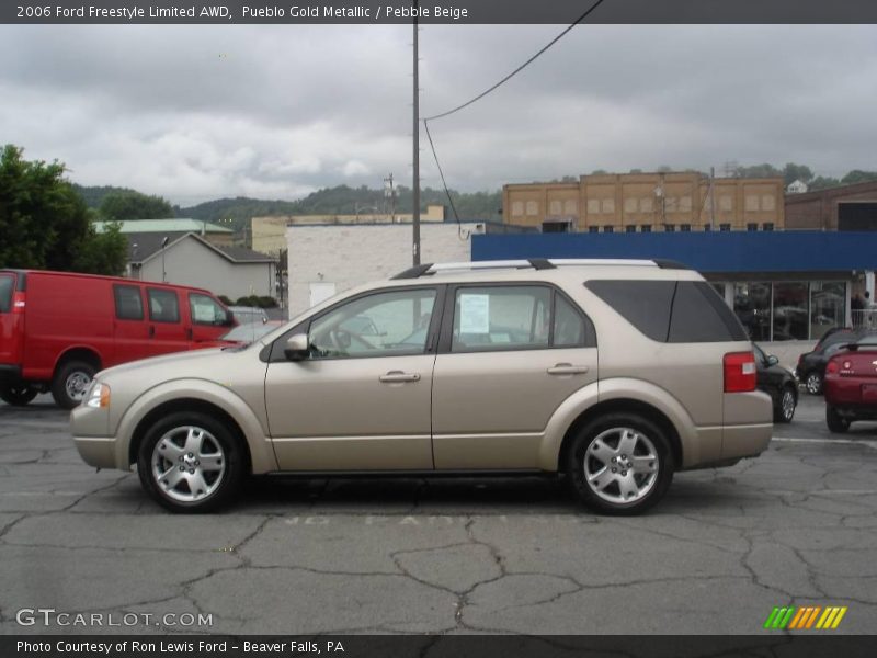 Pueblo Gold Metallic / Pebble Beige 2006 Ford Freestyle Limited AWD
