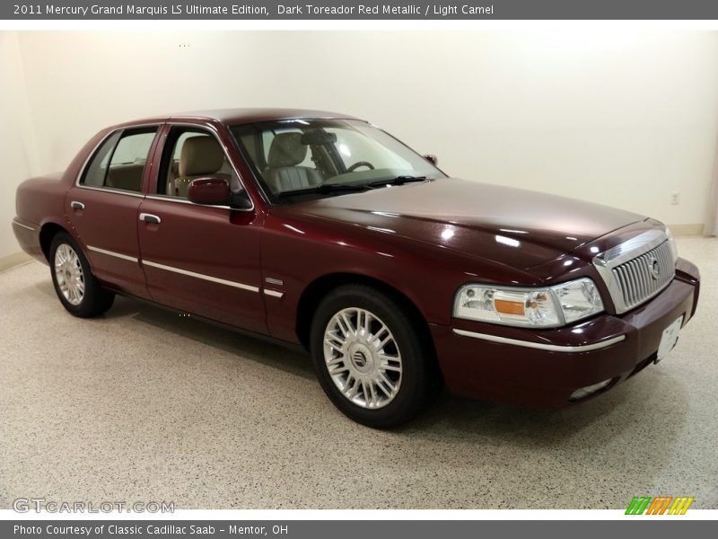 Dark Toreador Red Metallic / Light Camel 2011 Mercury Grand Marquis LS Ultimate Edition