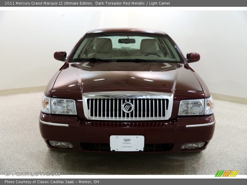 Dark Toreador Red Metallic / Light Camel 2011 Mercury Grand Marquis LS Ultimate Edition