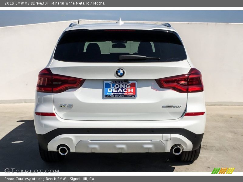 Mineral White Metallic / Mocha 2019 BMW X3 sDrive30i