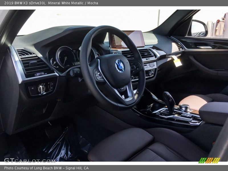 Mineral White Metallic / Mocha 2019 BMW X3 sDrive30i
