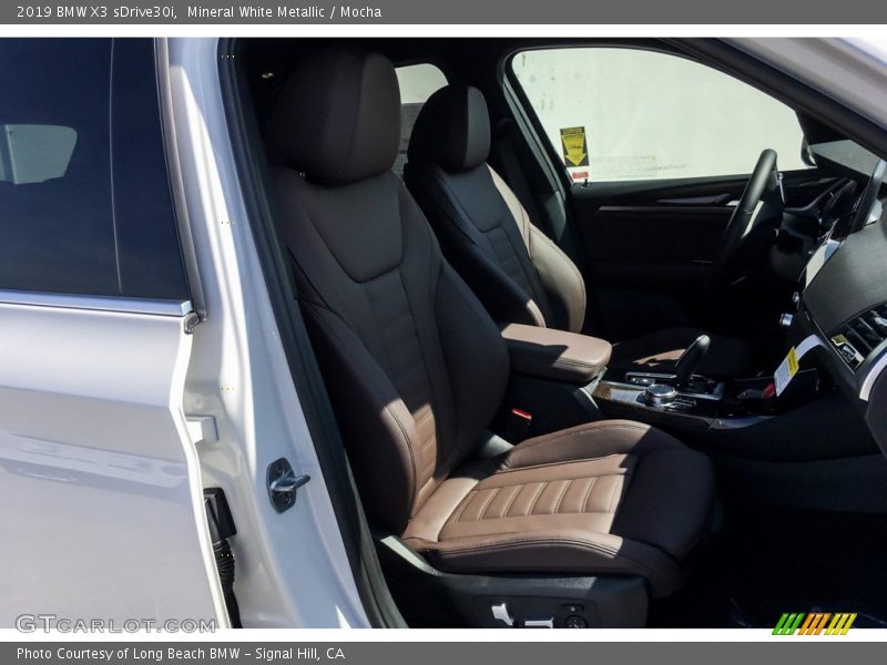 Mineral White Metallic / Mocha 2019 BMW X3 sDrive30i
