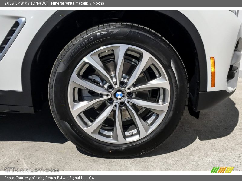 Mineral White Metallic / Mocha 2019 BMW X3 sDrive30i