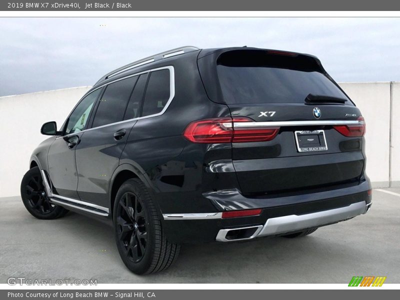 Jet Black / Black 2019 BMW X7 xDrive40i