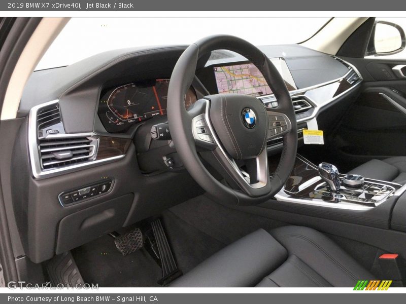 Jet Black / Black 2019 BMW X7 xDrive40i