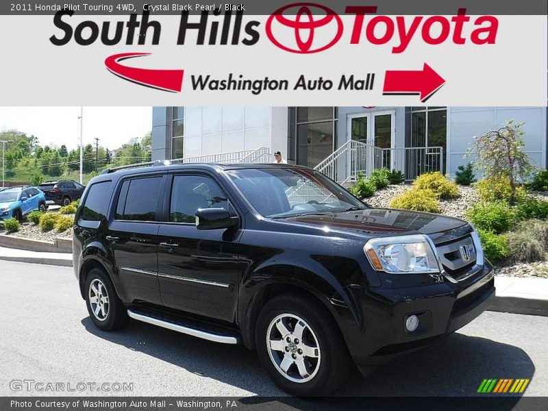 Crystal Black Pearl / Black 2011 Honda Pilot Touring 4WD