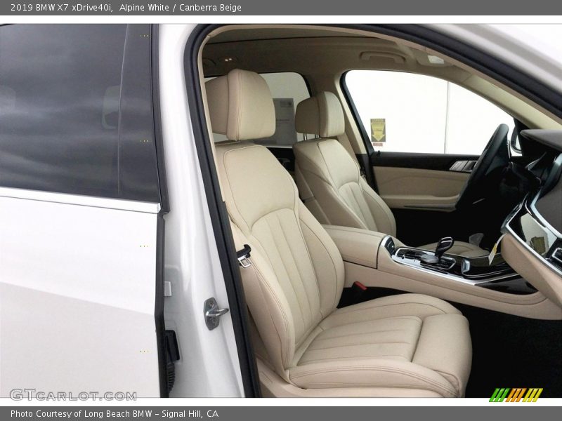  2019 X7 xDrive40i Canberra Beige Interior