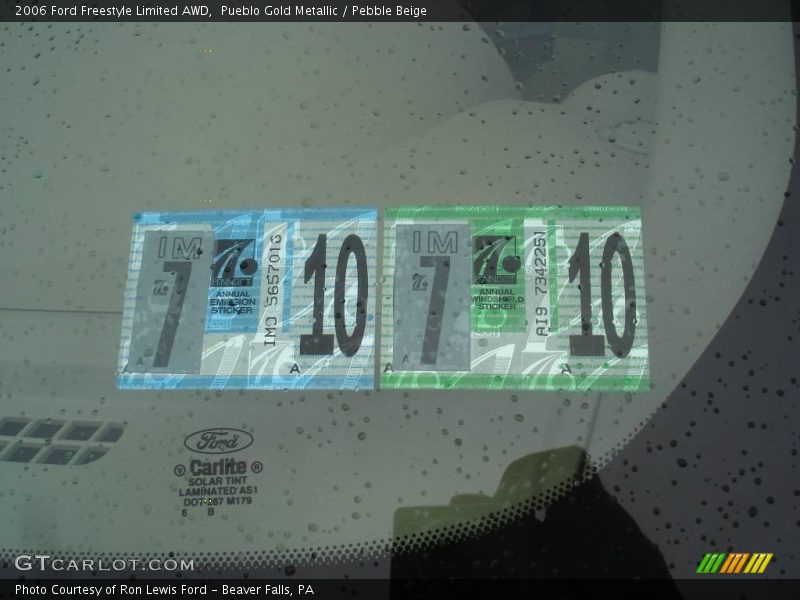 Pueblo Gold Metallic / Pebble Beige 2006 Ford Freestyle Limited AWD