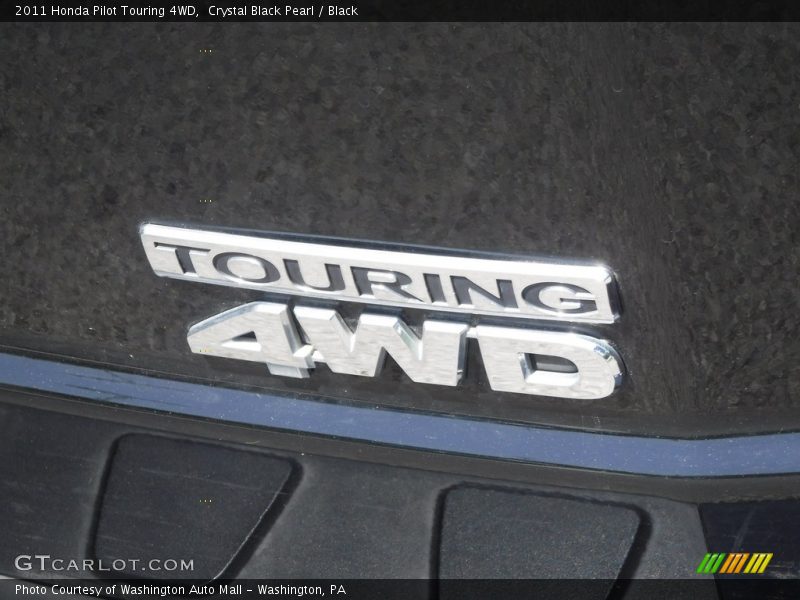 Crystal Black Pearl / Black 2011 Honda Pilot Touring 4WD