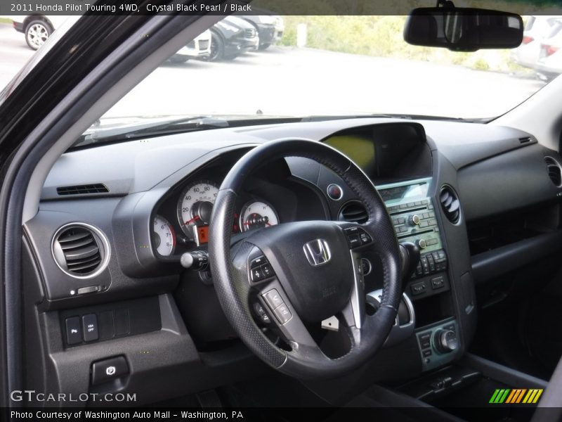 Crystal Black Pearl / Black 2011 Honda Pilot Touring 4WD