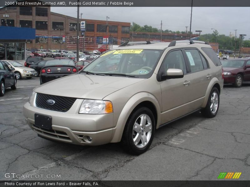 Pueblo Gold Metallic / Pebble Beige 2006 Ford Freestyle Limited AWD
