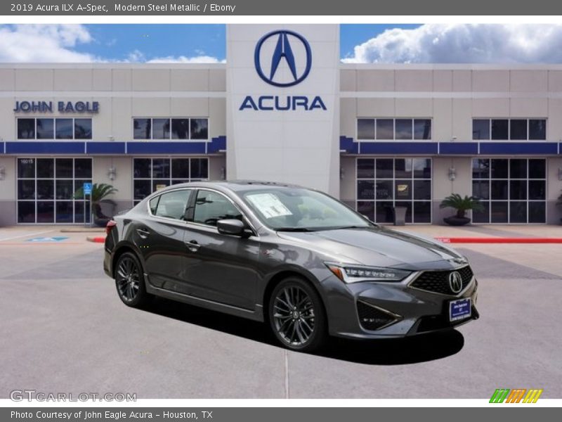 Modern Steel Metallic / Ebony 2019 Acura ILX A-Spec