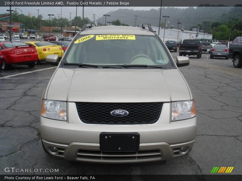 Pueblo Gold Metallic / Pebble Beige 2006 Ford Freestyle Limited AWD
