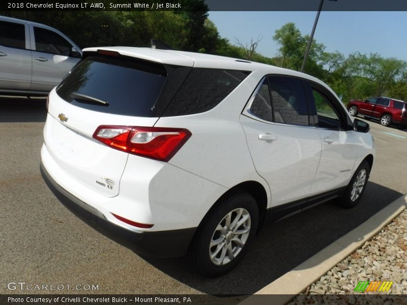 Summit White / Jet Black 2018 Chevrolet Equinox LT AWD