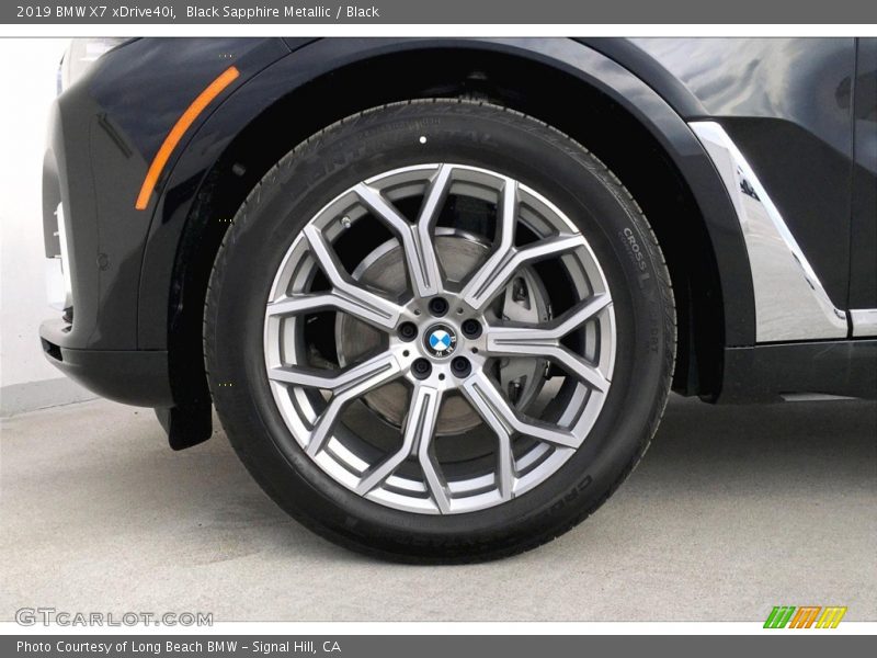 Black Sapphire Metallic / Black 2019 BMW X7 xDrive40i