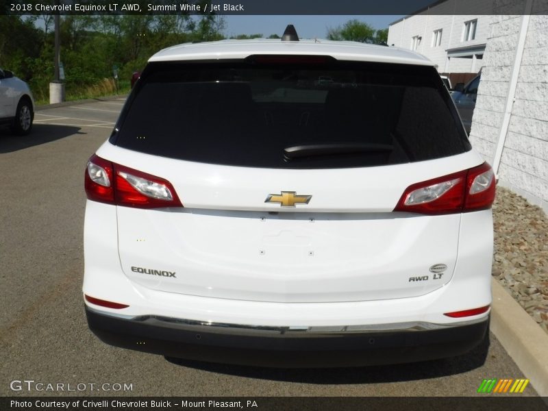Summit White / Jet Black 2018 Chevrolet Equinox LT AWD